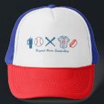 Casquette Custom Baseball Maman mignonne Softball Mama<br><div class="desc">Montrez à votre équipe la fierté de ce chapeau de camionneur de baseball sur mesure ! Personnalisez avec votre nom et votre numéro de joueur. Ce casquette est parfait pour les mamans de baseball, les fans de softball ou les supporters d'équipe. Un tee-shirt élégant et confortable pour l'acclamation des stands,...</div>
