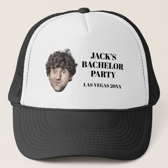 Casquette Custom Face Groom Groomsmans Bachelor Party Favors (Devant)