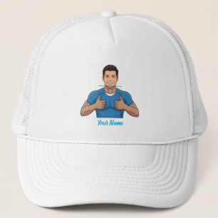 Casquette Custom Face & Name Trucker Hat Personalized Summer