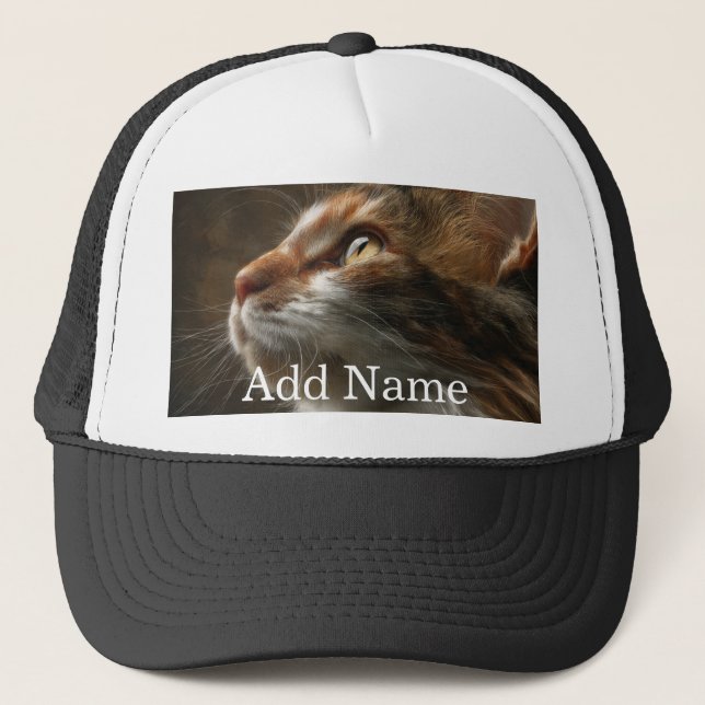 Casquette Custom Pet Photo and Text Personalized (Devant)