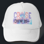 Casquette Custom Tie Dye Pink and Purple Personalized<br><div class="desc">Set sail in style with our Custom Tie Dye Pink and Purple Personalized Trucker Hat! Whether you're gearing up for a Caribbean cruise, planning a girls' trip, or celebrating a bachelorette bash on the high seas, this trendy hat adds a splash of fun to any group gathering. Featuring a vibrant...</div>