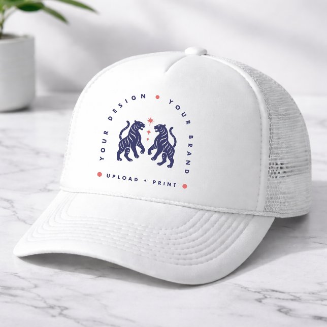 Casquette Custom Trucker Hat | Your Design Upload Cap (Upload your artwork and turn this hat into custom merch, team workwear, or a stylish gift)