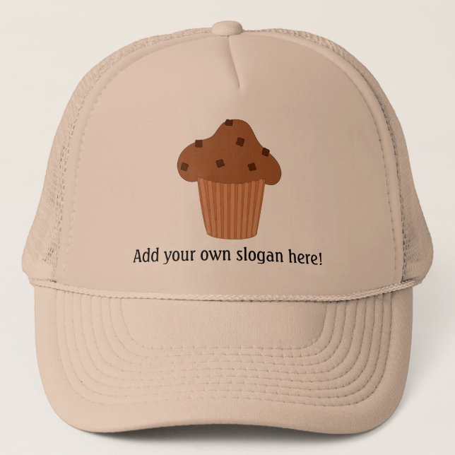Casquette Customiser ce graphique Choc Chip Muffin (Devant)