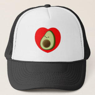 Casquette Cute Avocado Dans Le Coeur Rouge