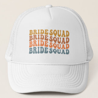 Casquette Cute Bride Squad lettrage