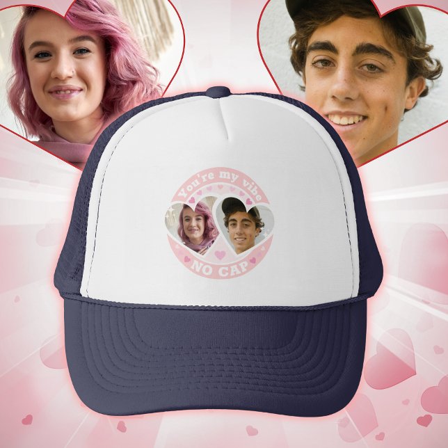 Casquette Cute Custom Valentines Photo (Créateur téléchargé)