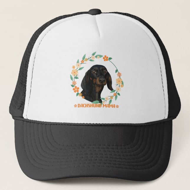 Casquette Cute Dachshund - Dachshund Mama (Devant)