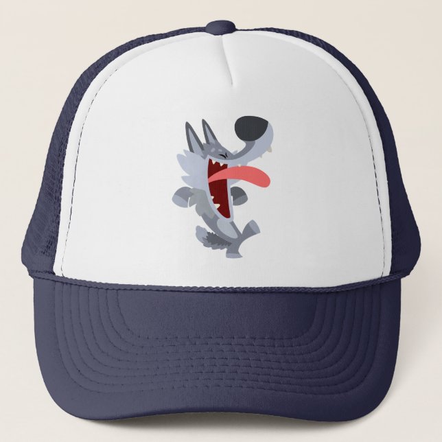 Casquette Cute Dancing Cartoon Wolf Hat (Devant)