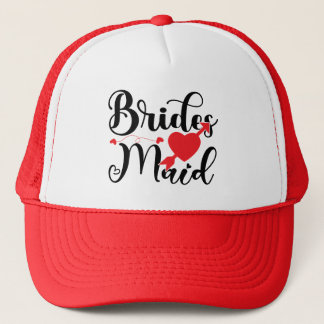 Casquette Cute demoiselle d'honneur mot art Fête de mariage
