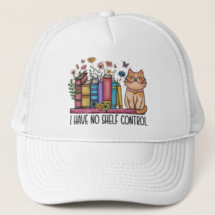 Casquette Cute Floral Livres et Chat