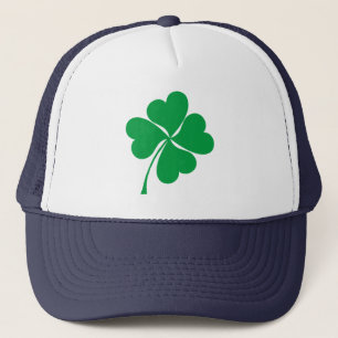 Casquette Cute Green Lucky 4 coeur feuille Clover shamrock