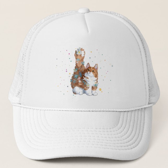 Casquette Cute Kitty chat animal animal animal animal animal (Devant)