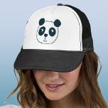 Casquette Cute ours Panda<br><div class="desc">Un petit ours de panda amusant pour faire sourire n'importe quel amoureux des animaux soucieux de la conservation. Art original de Nic Squirrell.</div>