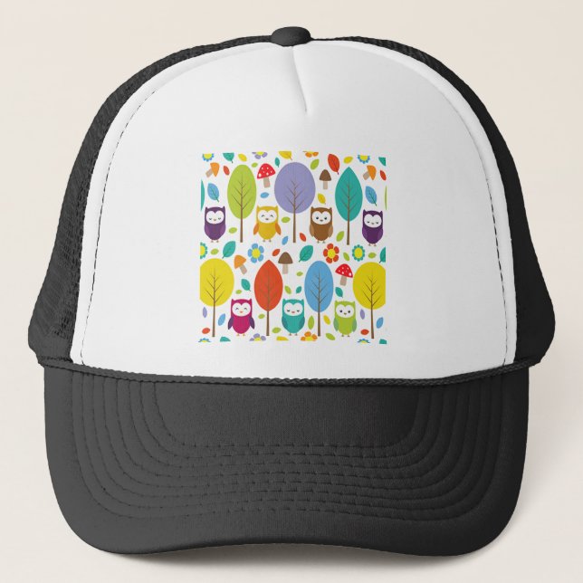 Casquette Cute Owl (Devant)
