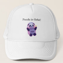 Cute Panda Astronaut Kids Cap – Funny Space Panda