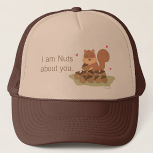 Casquette Cute Squirrel Nuts À propos de vous Pun Amour Humo