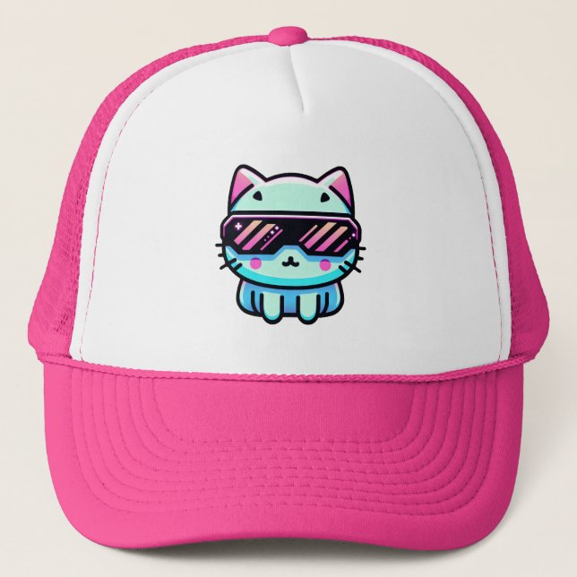 Casquette Cyber chat (Devant)