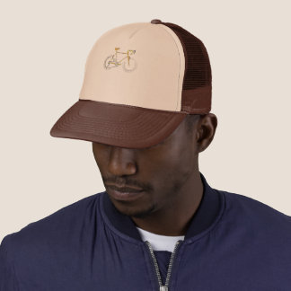 Casquette Cyclisme Mots Vélo | Design Graphique Pièces Vélo