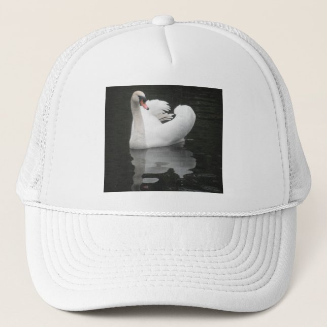 Casquette Cygne à chapeau nageant (Devant)