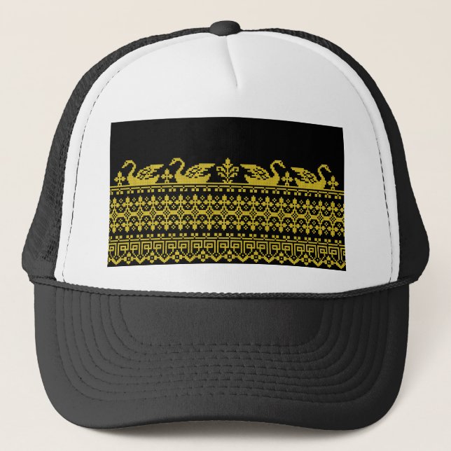 Casquette Cygnes en or (Devant)