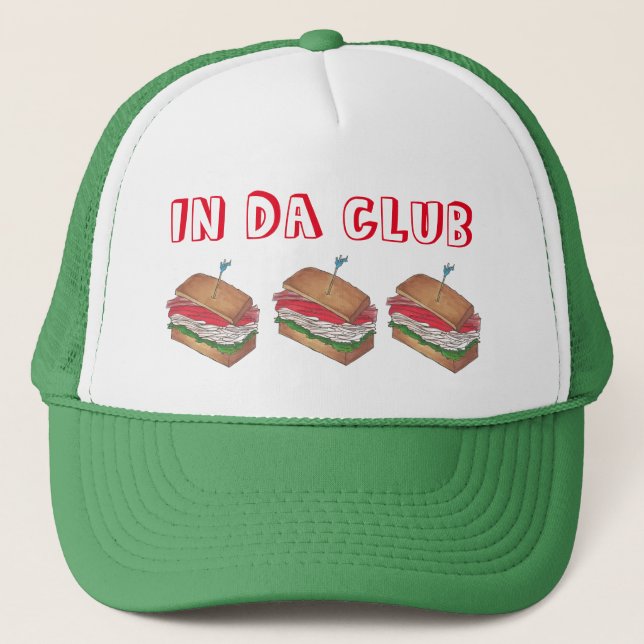 Casquette Da Club Turkey Club Sandwich Diner Foody Diner (Devant)
