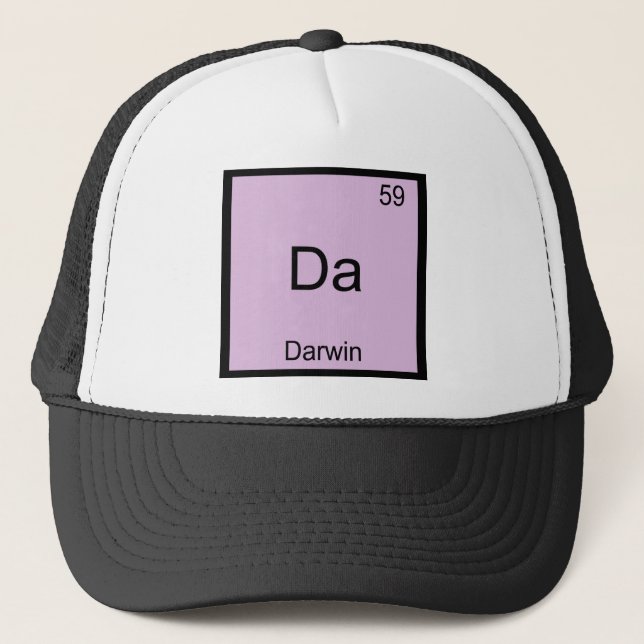 Casquette Da - Darwin T-shirt drôle de symbole d'élément de  (Devant)