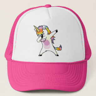 Casquette Dabbing Unicorne Funny Cute Rainbow Pink