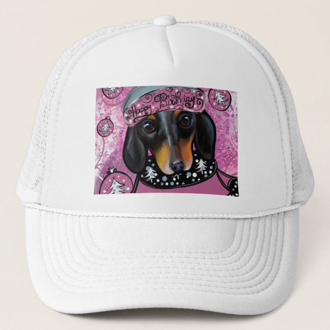 CASQUETTE DACHSHUND  (Devant)