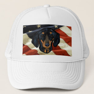 CASQUETTE DACHSHUND ART