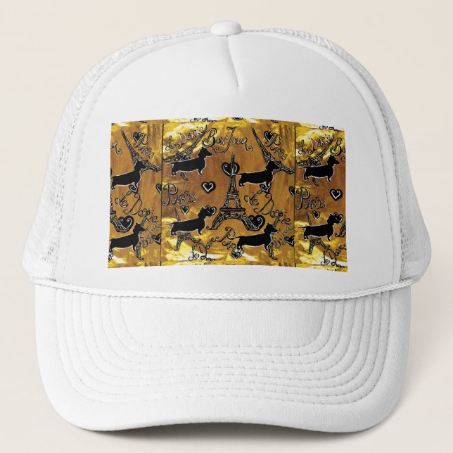Casquette Dachshund Or (Devant)