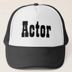Casquette d'acteur