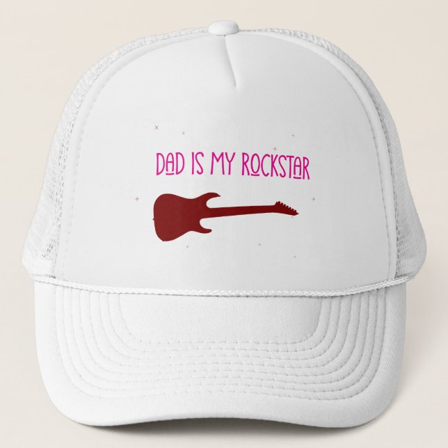 Casquette Dad is my rockstar (Devant)