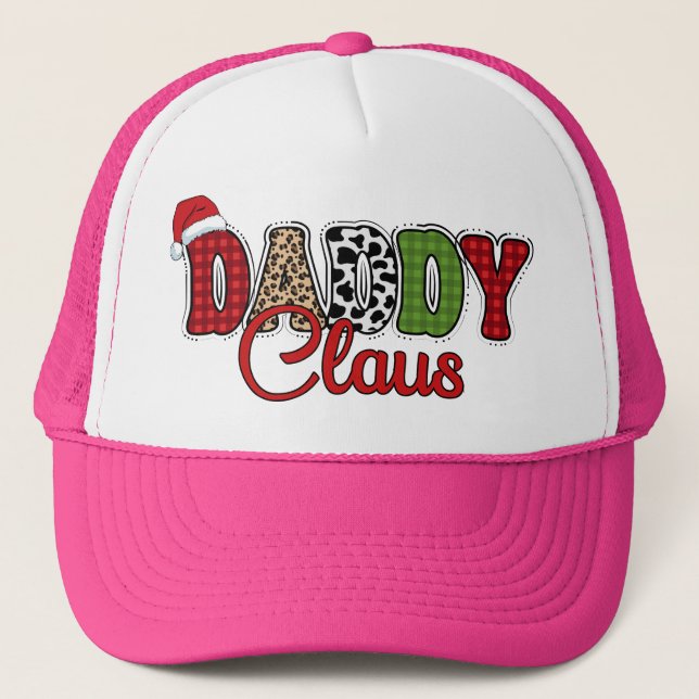 Casquette Daddy Claus Plaid Motif-60095 (Devant)