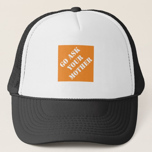 Casquette Dadism Go Demandez à votre mère (Devant)