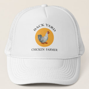 Casquette d'agriculteur de poulet de jardin