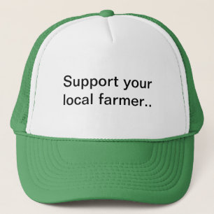 Casquette d'agriculteur, ferme, cultivant, appui