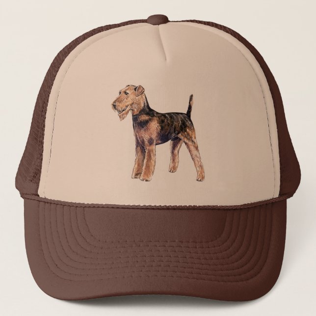 Casquette d'Airedale Terrier (Devant)