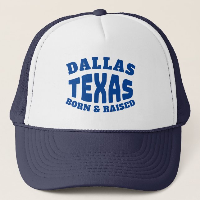 Casquette Dallas Texas Né et élevé (Devant)