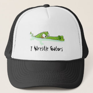 Casquette d'alligators de lutte