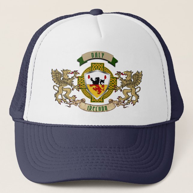 Casquette Daly Irish Shield & Griffins Personnalisé (Devant)