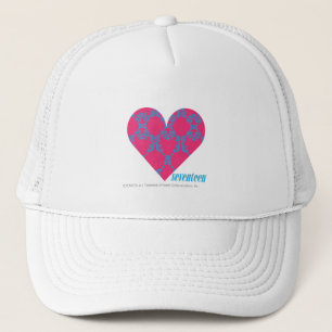 Casquette Damassé 4 Aqua-Magenta