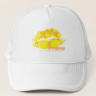 Casquette Damassé jaune-orange