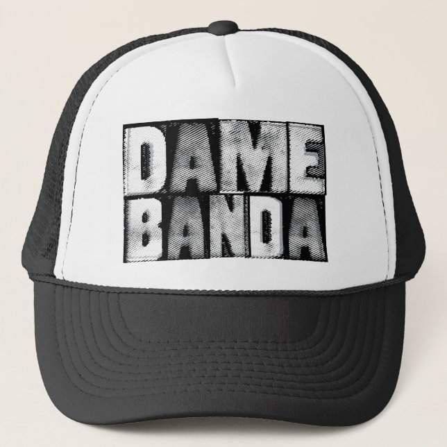 Casquette : Dame bande (Devant)