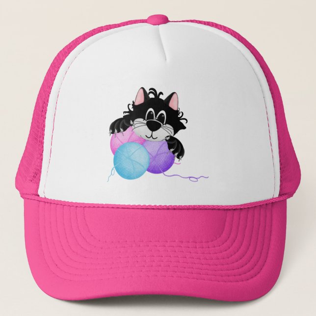 Casquette Dame de chat - Chapeau de camion (Devant)