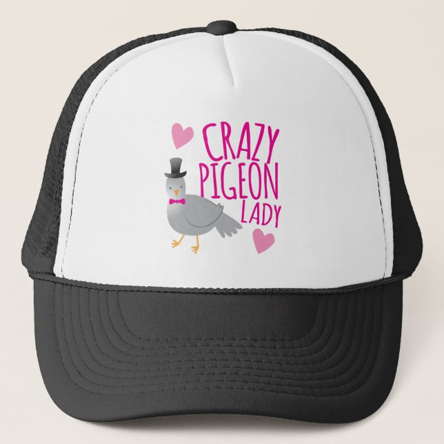 Casquette dame folle de pigeon (Devant)