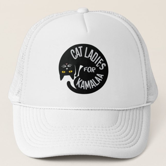 Casquette Dames de chats sans enfants pour Kamala harris | 2 (Devant)