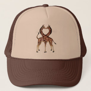 Casquette d'amour de girafe
