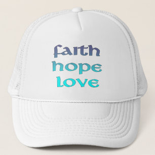 Casquette d'amour d'espoir de foi