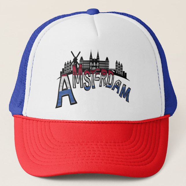 Casquette D'Amsterdam avec amour. (Devant)