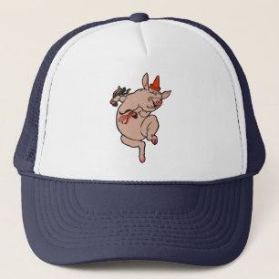 Casquette Dancing Pig Antique Cute Danseuse